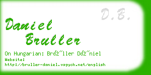 daniel bruller business card